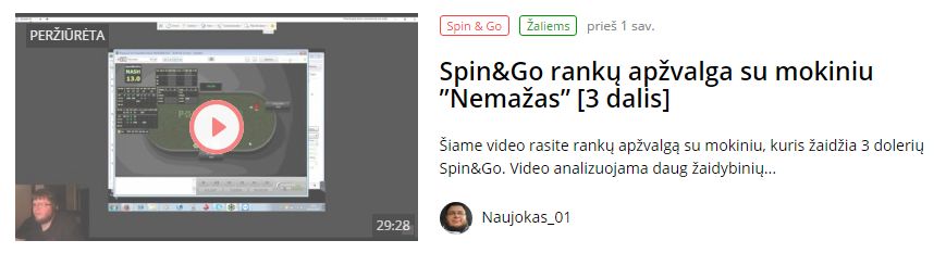 video de spinu