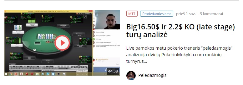 Big16.50$ ir 2.2$ KO (late stage) turų analizėBig16.50$ ir 2.2$ KO (late stage) turų analizė