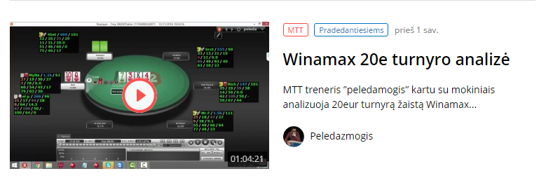 Analýza turnaja Winamax 20e