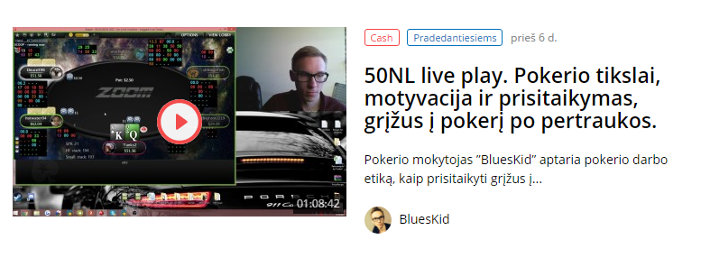 50NL live play. Pokerové ciele, motivácia a prispôsobenie sa po návrate k pokru po prestávke.