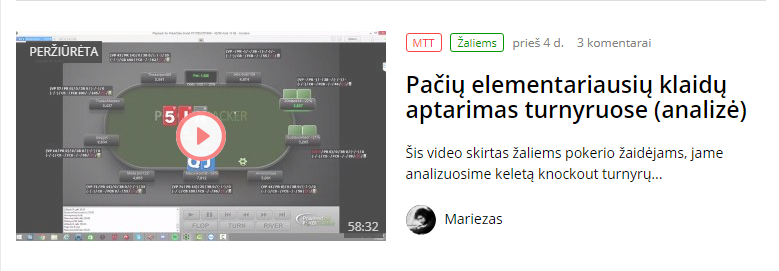 Pačių elementariausių klaidų aptarimas turnyruose (analizė)