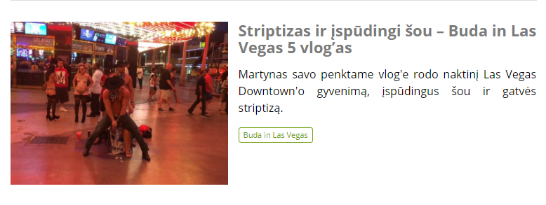 Striptizas ir įspūdingi šou – Buda in Las Vegas 5 vlog’as