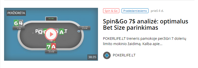 Spin&Go 7$ analizė: optimalus Bet Size parinkimas