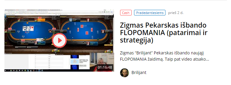 Zigmas Pekarskas prova FLOPOMANIA (consigli e strategia)