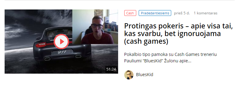 Protingas pokeris – apie visa tai, kas svarbu, bet ignoruojama (cash games)