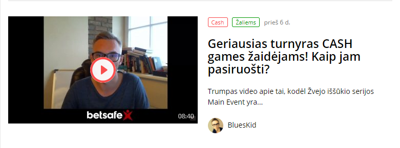 Geriausias turnyras CASH games žaidėjams! Kaip jam pasiruošti?