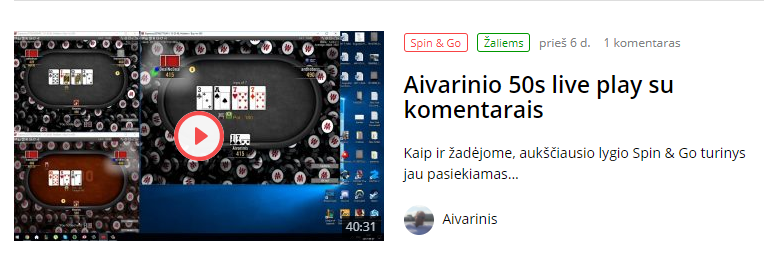 Aivarinio 50s live play s komentármi