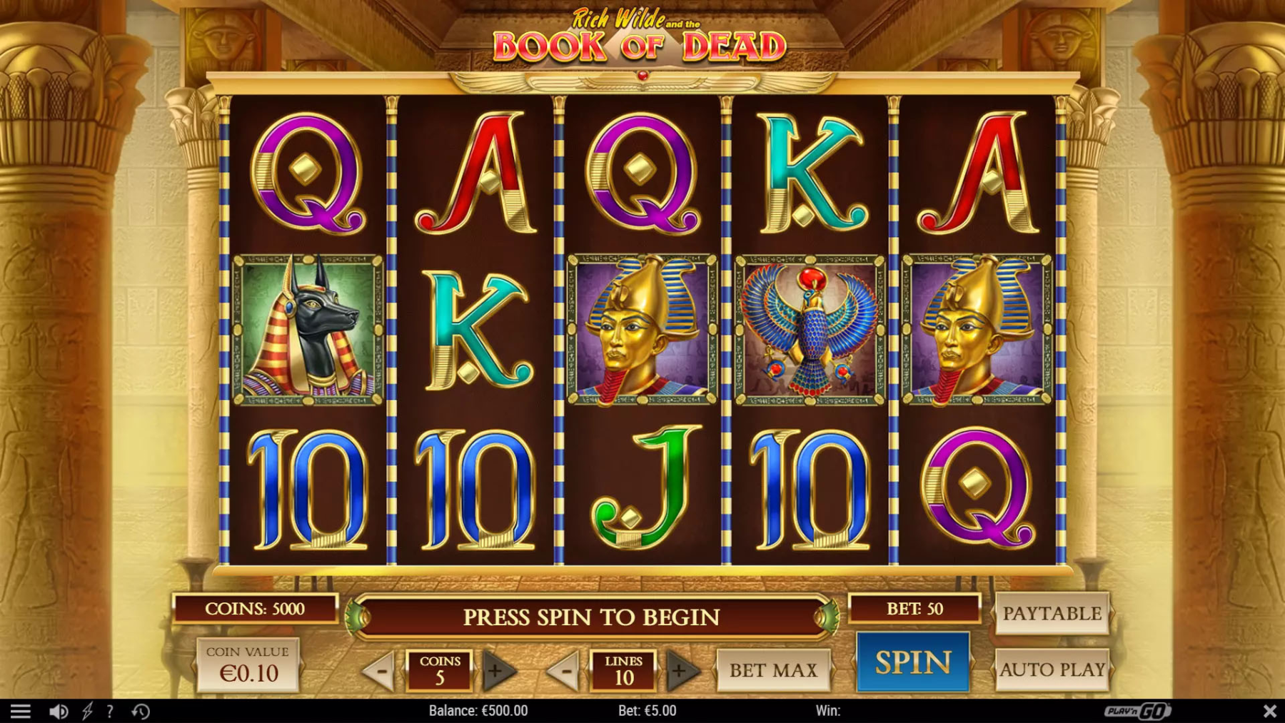 Book of Dead slot