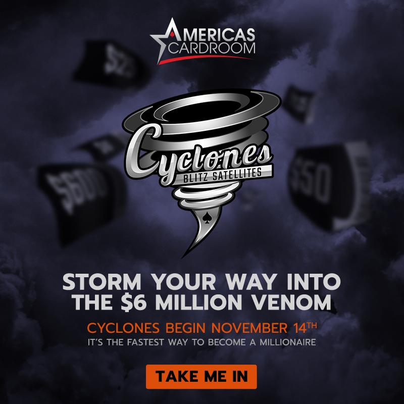 Cyclone tournaments in the ACR venom room
