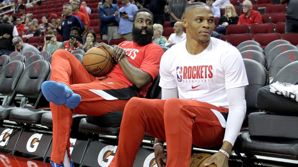 Russel Westbrook ir James Harden