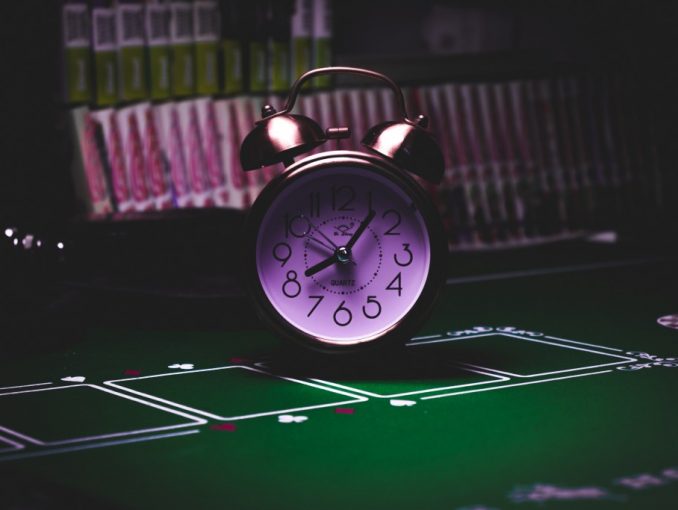 table de poker - chronomètre de jeu