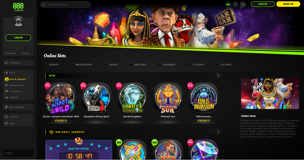 888 casino games (casino oyunları)