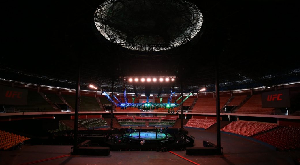 ufc empty octagon