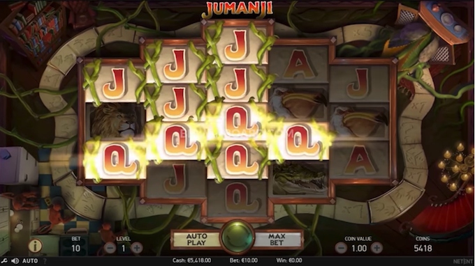 Jumanji casino kortų simbolių vertės