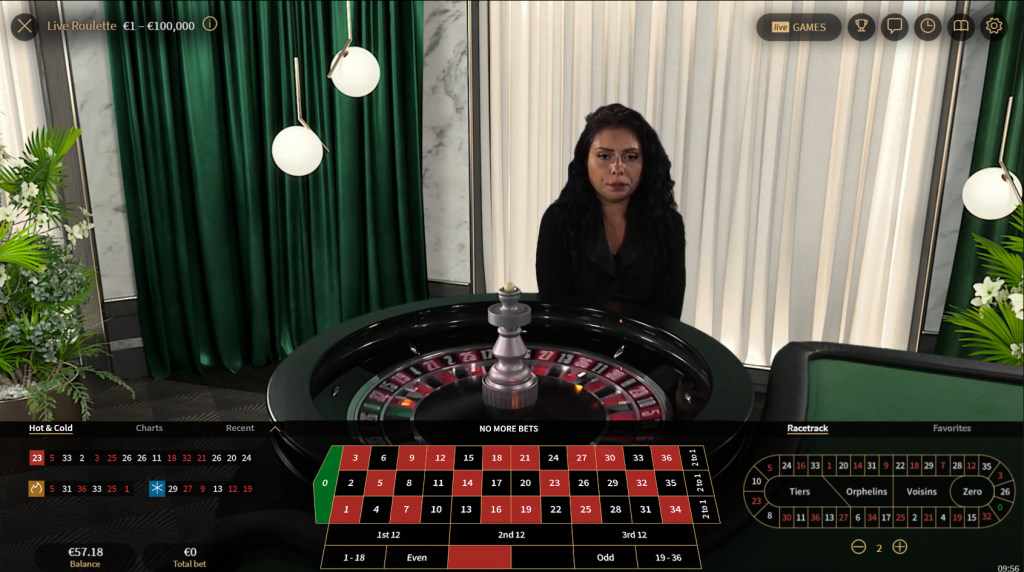 betsafe kasíno ruleta naživo live