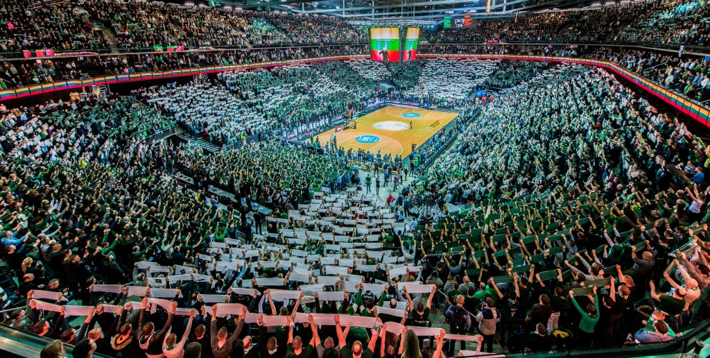 Kaunas Žalgiris Arena Fans Litauen