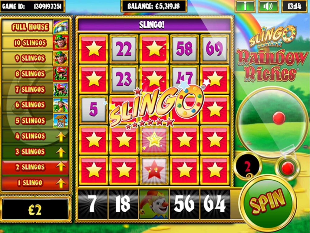 Slingo Rainbow Riches