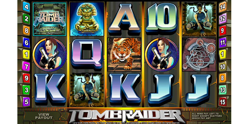 Tomb Raider slot machine Symbole