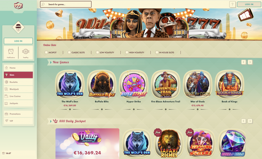 777 Casino spēļu automāti