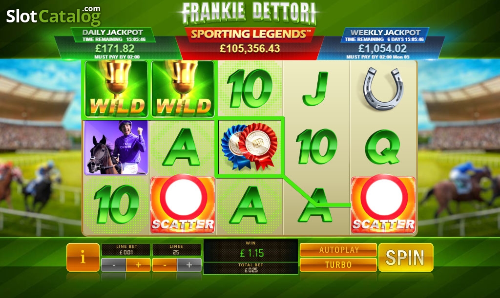 Frankie Dettori Sporting Legends Jackpot