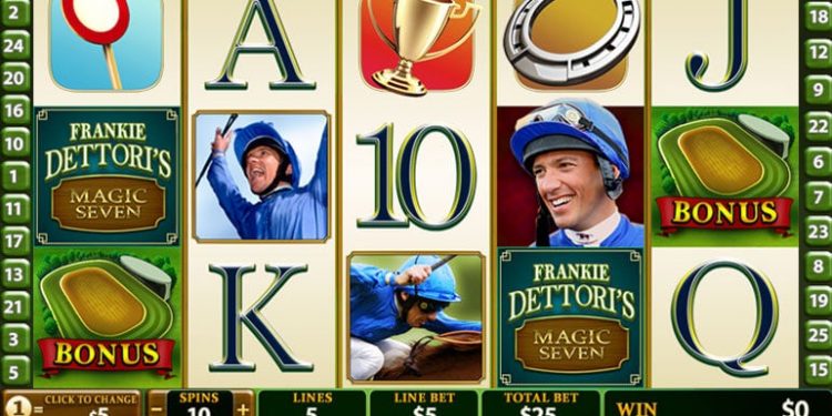 Frankie Dettori Magic Seven Slot symbolov hodnoty