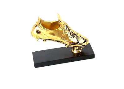 Golden shoe trophy