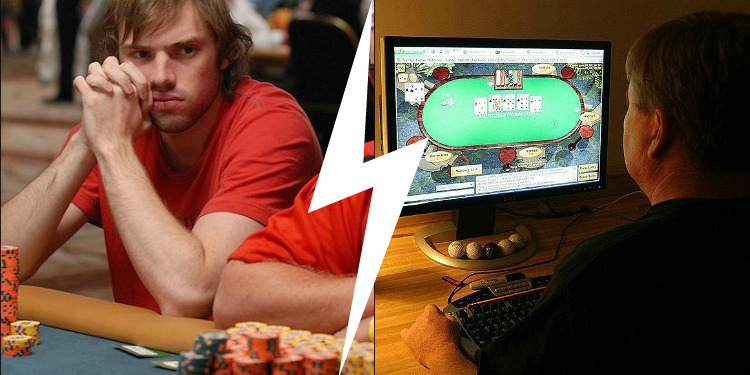 çevrimiçi vs canlı poker