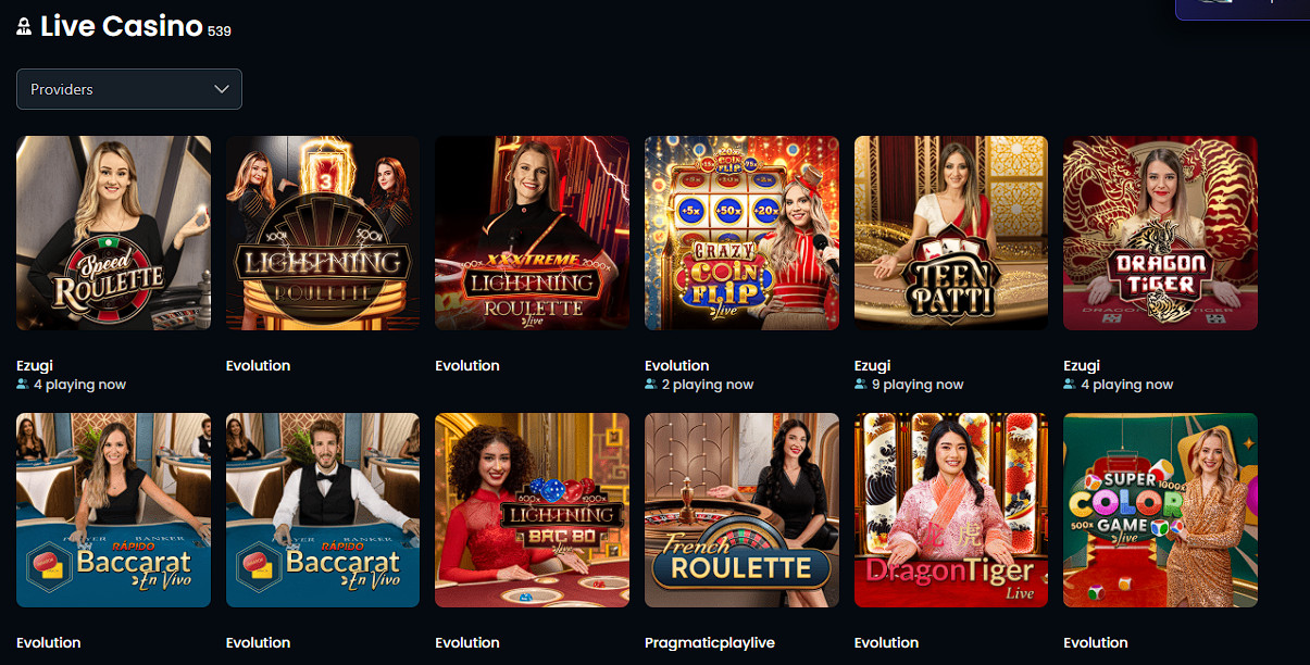 snatch casino reveiw live games