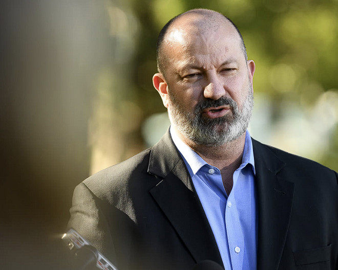 Naujojo Pietų Velso (NSW) profsąjungų sekretorius Markas Morey'us