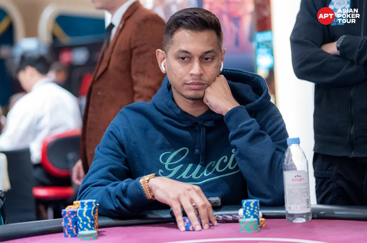 Abraham Ceesvin – žetonų lyderis