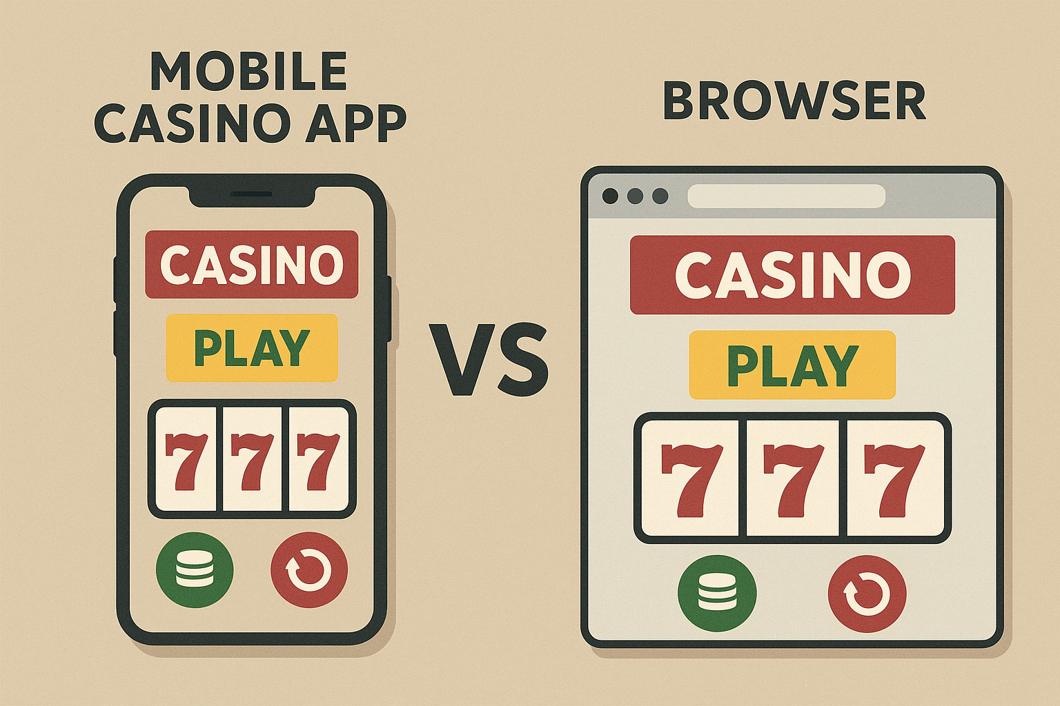Mobile Casino App vs. Browser