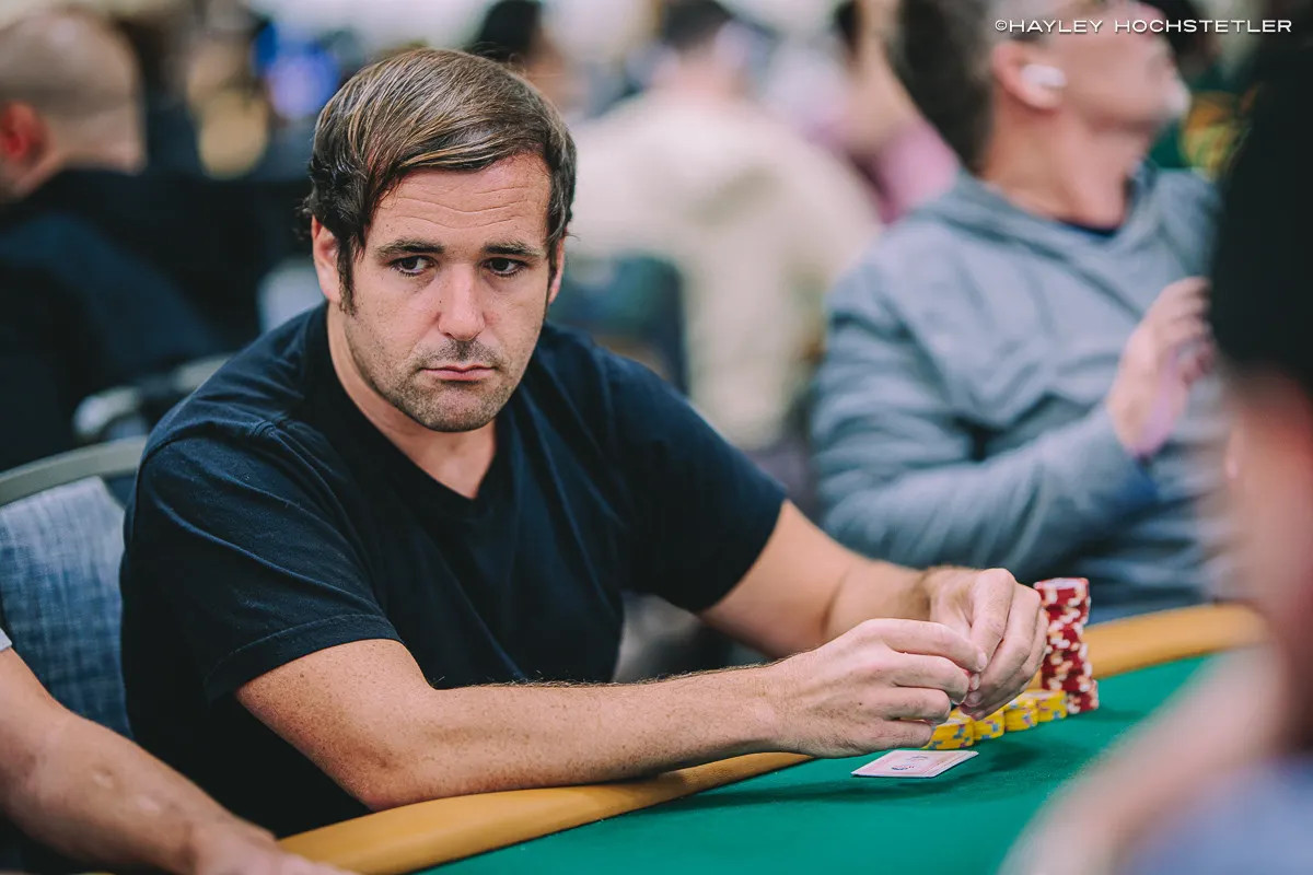 Jordanas Cristos playing poker