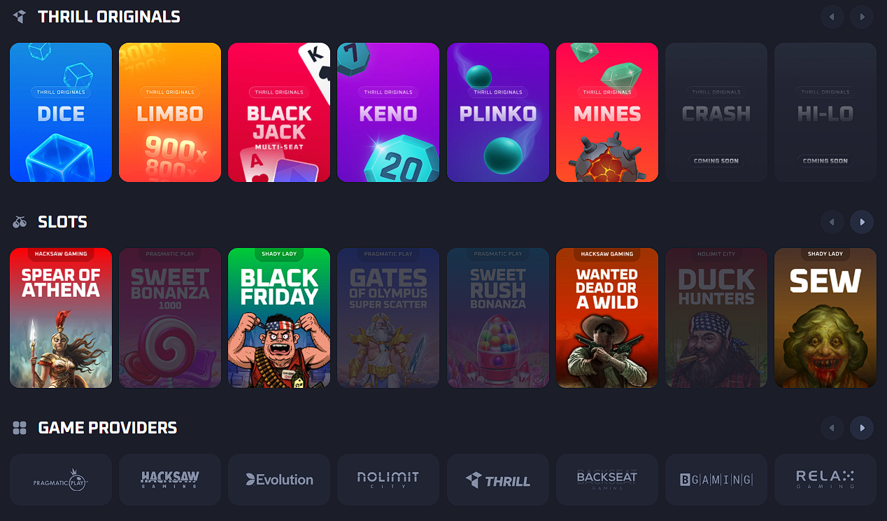 Internetiniai kazino su geriausiomis išmokomis thrill