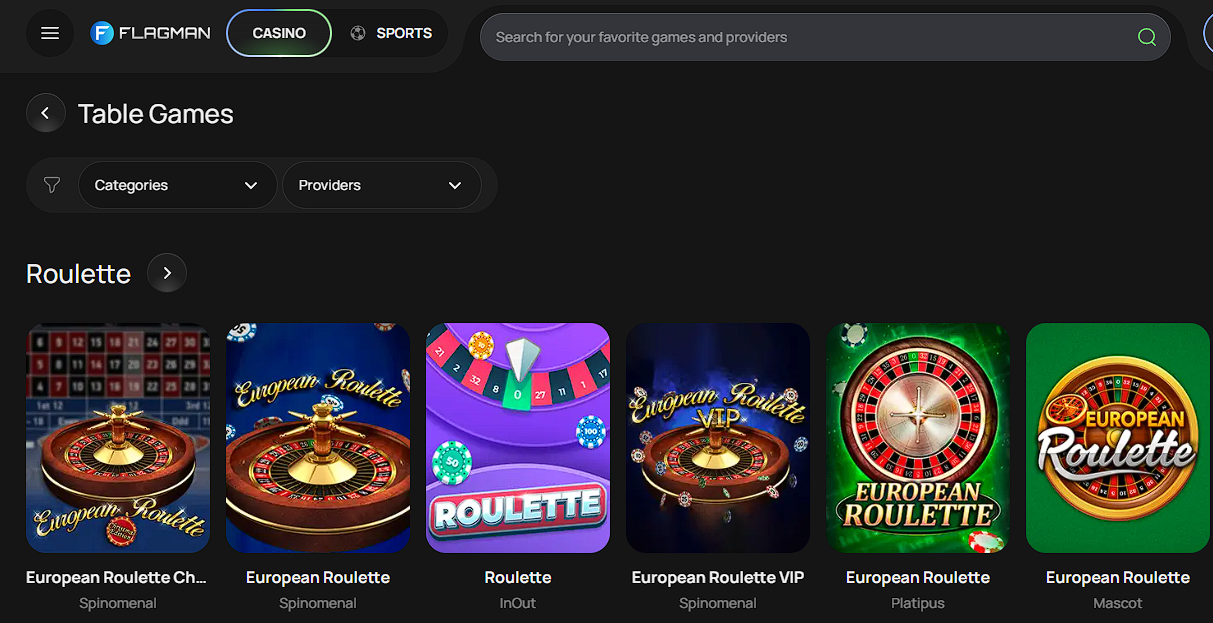 flagman best mobile casino