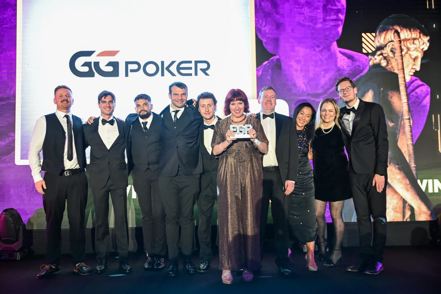 GGPoker Team at the EGR Operator Award